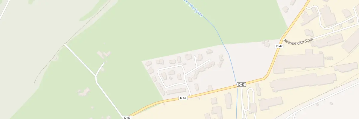 Plan du 28 Lot Les Granges à Villefranche-de-Rouergue