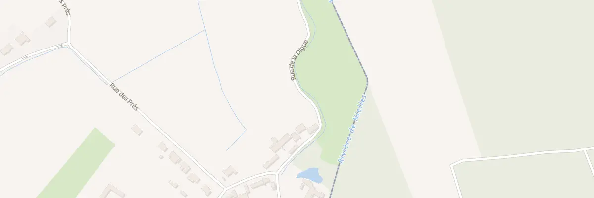Plan du 134 Rue de la Digue à Nielles-lès-Ardres