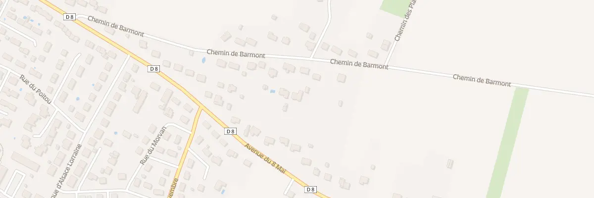 Plan du 14B Che de Barmont à Issoudun