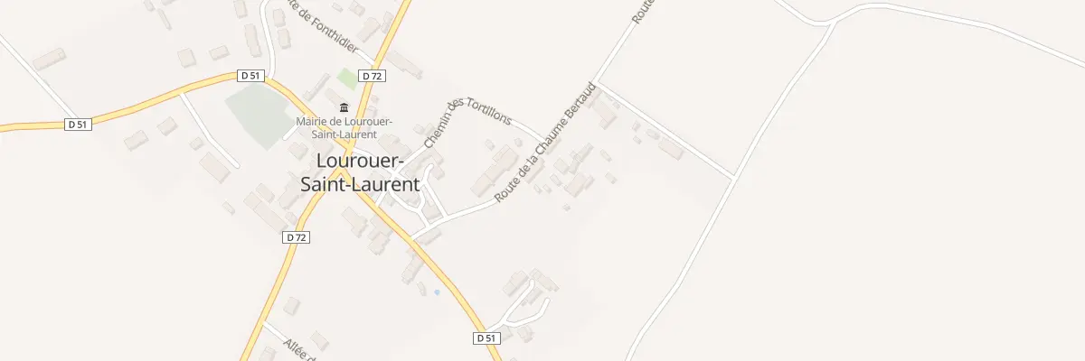 Plan du 8 Rte de la Chaume Bertaud à Lourouer-Saint-Laurent