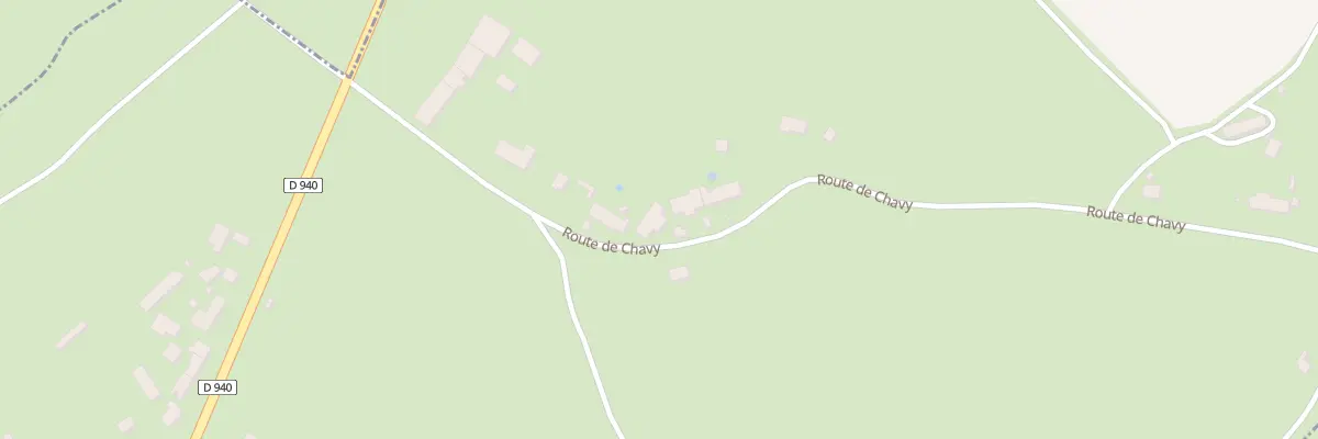 Plan du 9 Rte de Chavy à Montgivray