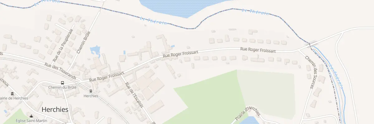 Plan du 24 Rue Roger Froissart à Herchies