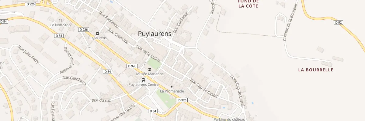 Plan du 4 Rue Pontnauze à Puylaurens