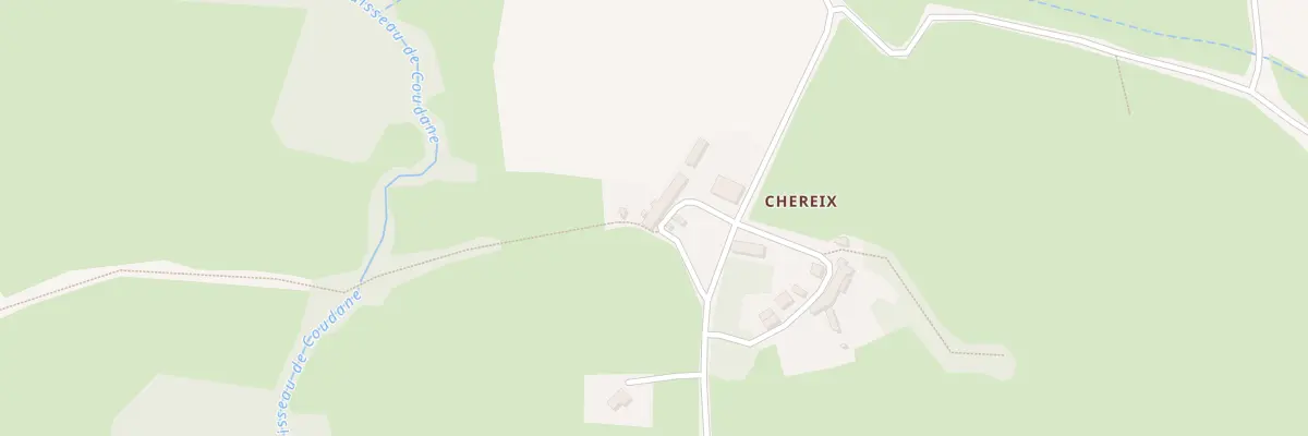 Plan du 5138 Chereix à Châtelus-Malvaleix