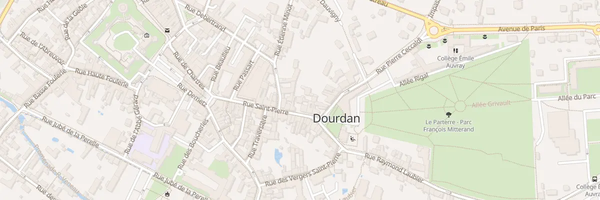 Plan du 25 Rue Saint Pierre à Dourdan