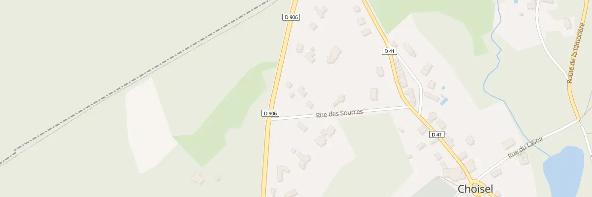 Plan du 8 Rue des Sources à Choisel