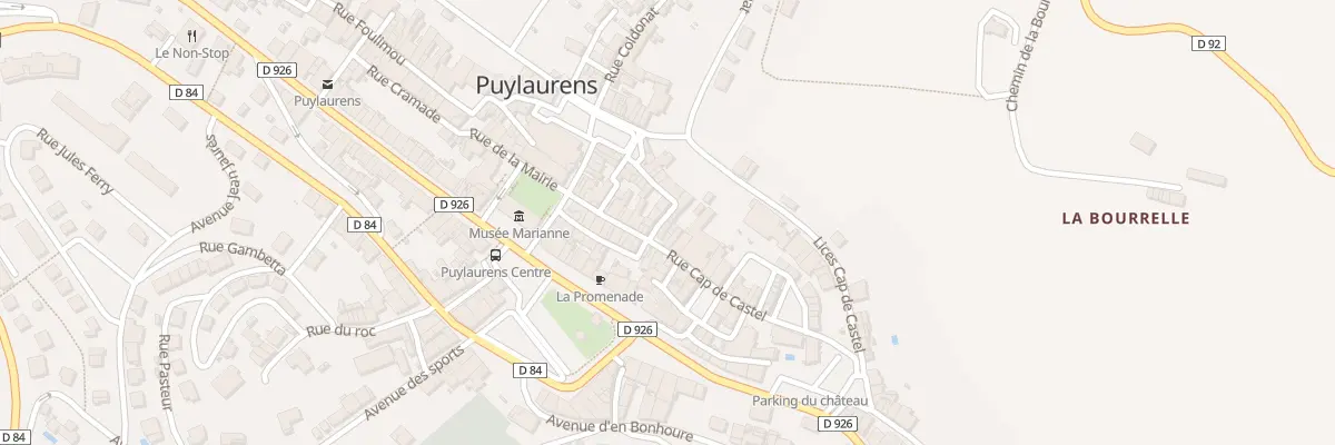 Plan du 13 Rue Pontnauze à Puylaurens