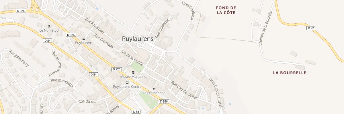 Plan du 1 Rue Pontnauze à Puylaurens