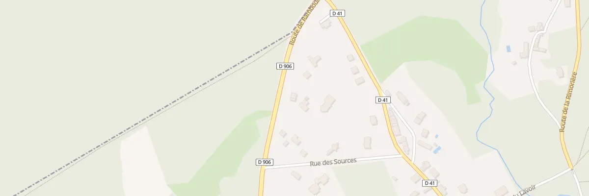 Plan du 5 Rte de Rambouillet à Choisel