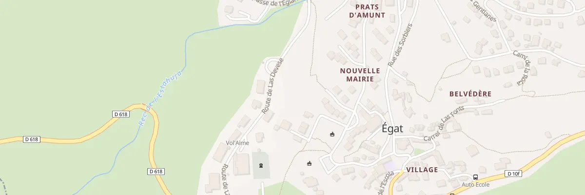 Plan du 8 Rue des Tennis à Égat