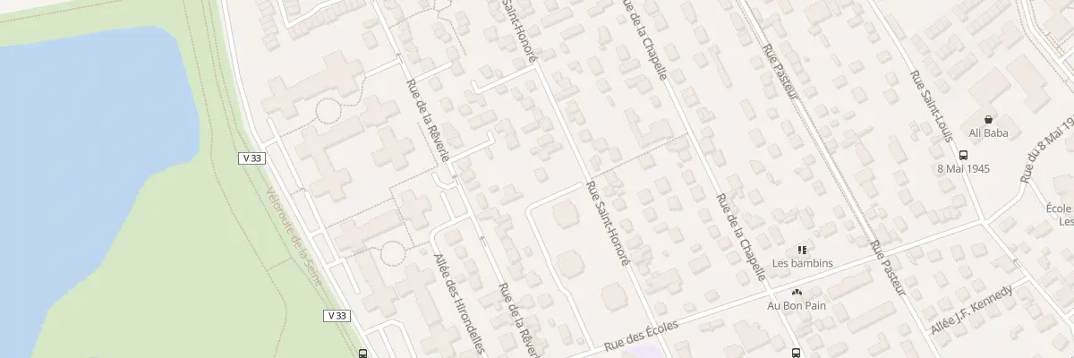 Plan du 252 Rue Saint-honoré à Carrières-sous-Poissy