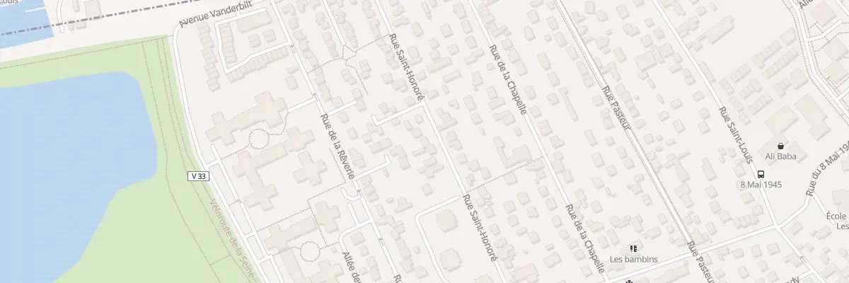Plan du 190 Rue Saint-honoré à Carrières-sous-Poissy