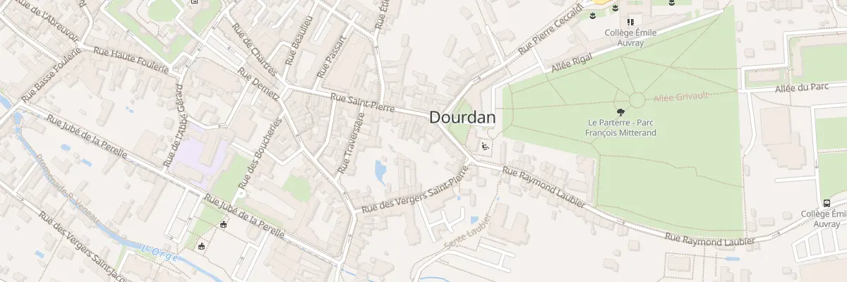 Plan du 50 Rue Saint Pierre à Dourdan