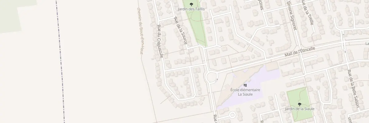 Plan du 8 Rue du Crépuscule à Vauréal