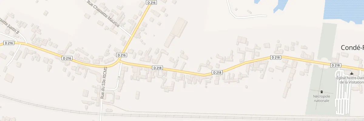 Plan du 13 Le Village à Condé-Folie