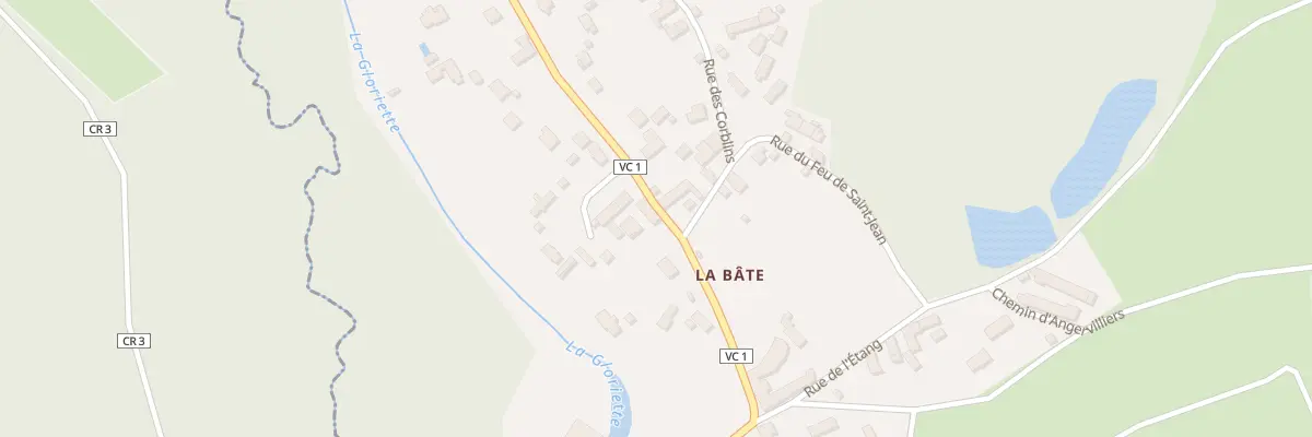 Plan du 9 Rue du Lavoir à Longvilliers