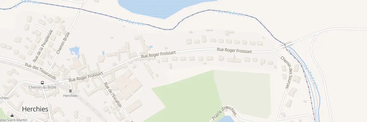 Plan du 28 Rue Roger Froissart à Herchies