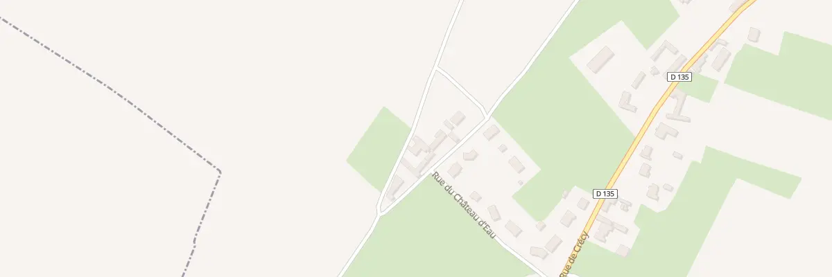 Plan du 13 Rue du Chateau d’Eau à Brévillers