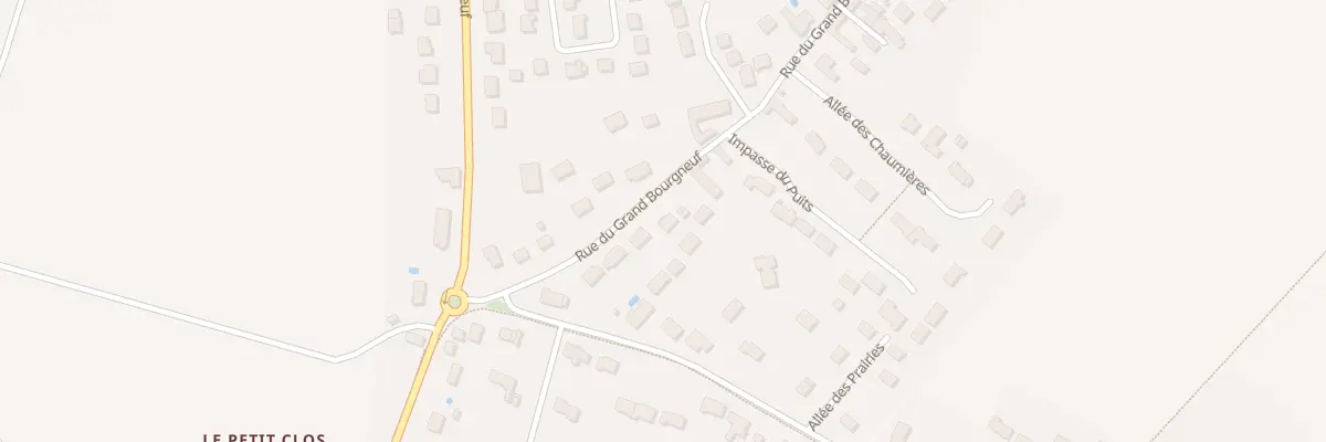 Plan du 16 Rue du Grand Bourgneuf à Chécy