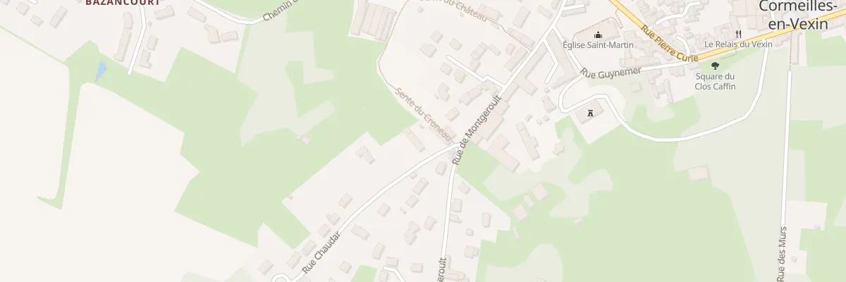 Plan du 4 Rue Chaudar à Cormeilles-en-Vexin