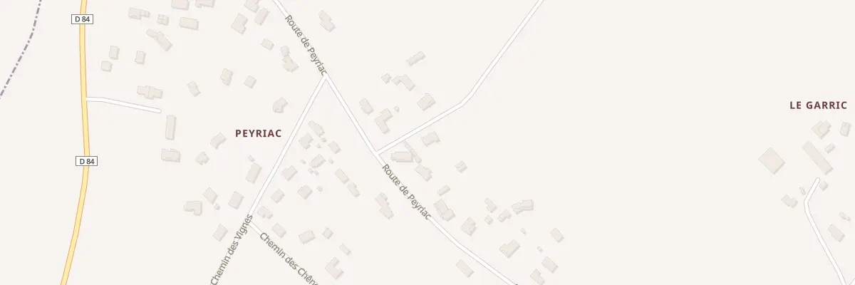 Plan du 2 Che de la Piège à Blan
