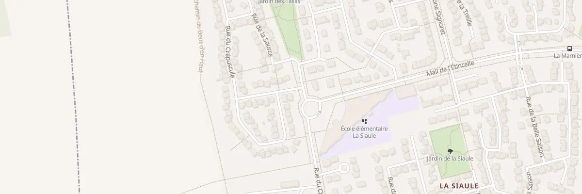 Plan du 1 Rue du Crépuscule à Vauréal