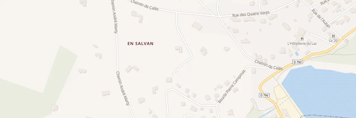 Plan du 13 Che de Calés à Revel