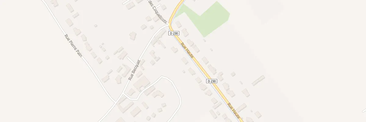 Plan du 4 Rue Haute à Offekerque
