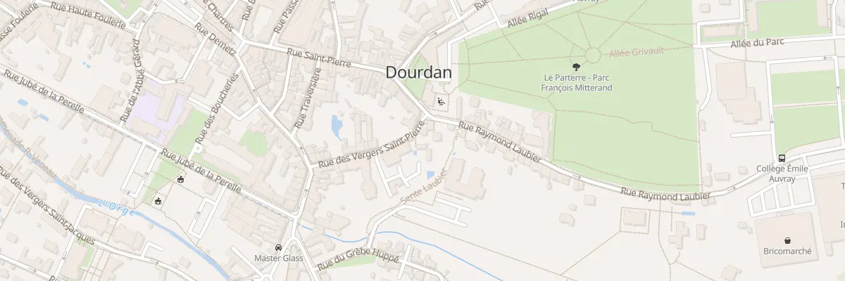 Plan du 12 Rue des Vergers St Pierre à Dourdan