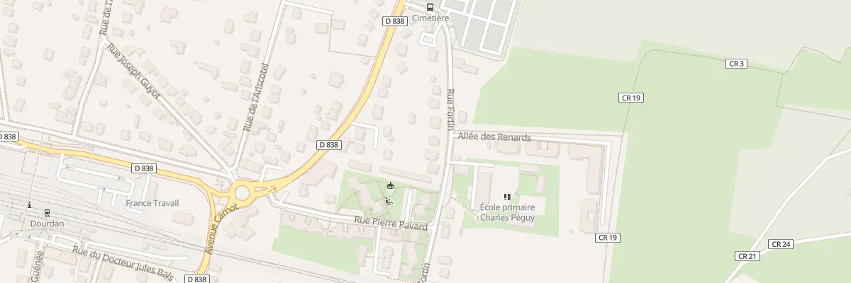 Plan du 27 Rue Fortin à Dourdan