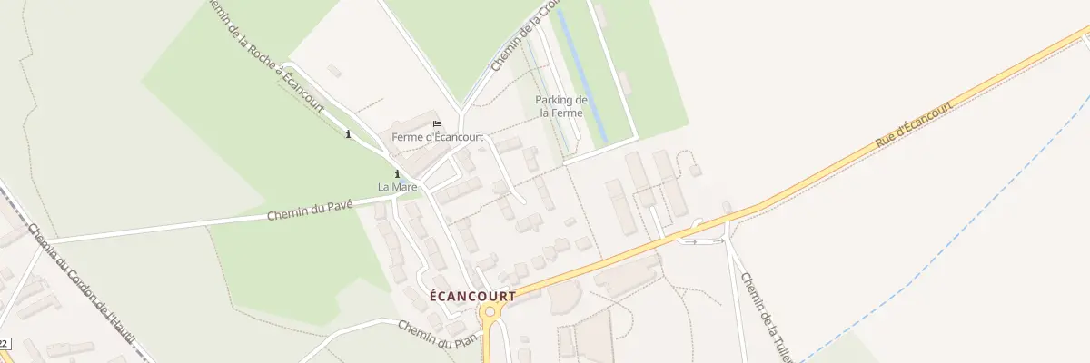 Plan du 8 Vc du Murier à Jouy-le-Moutier