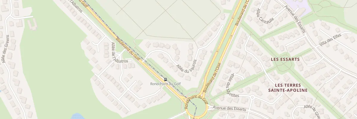 Plan du 13 All Vaurois à Cergy