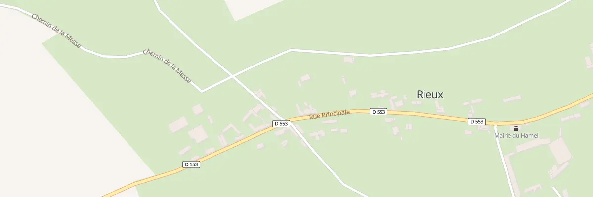 Plan du 205 Rue Principale (rieux) au Hamel
