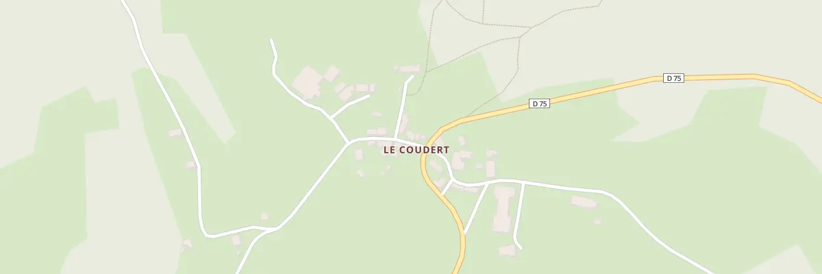 Plan du 1 Le Coudert à Servières-le-Château