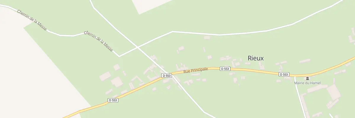 Plan du 215 Rue Principale (rieux) au Hamel