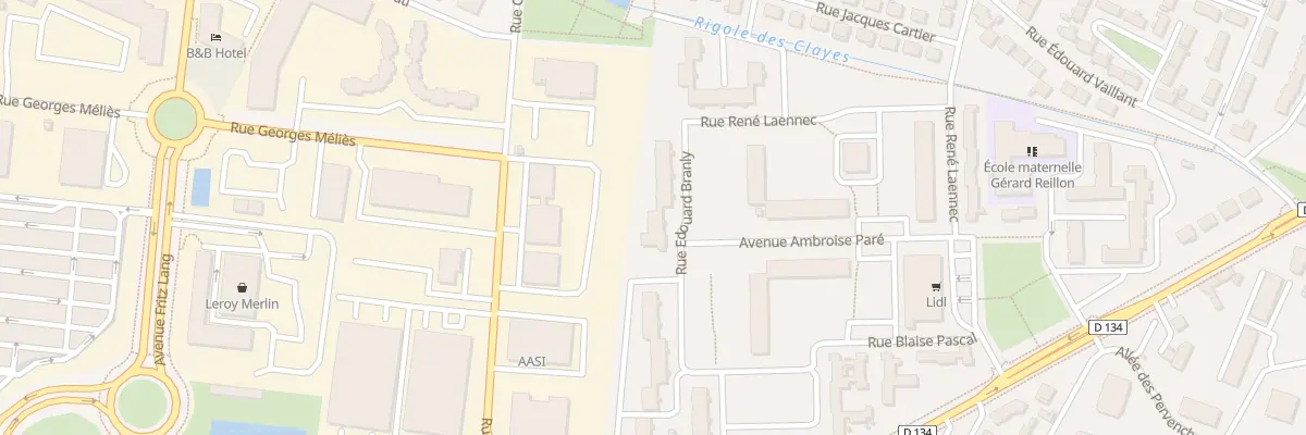 Plan du 15 Rue Edouard Branly à Bois-d’Arcy