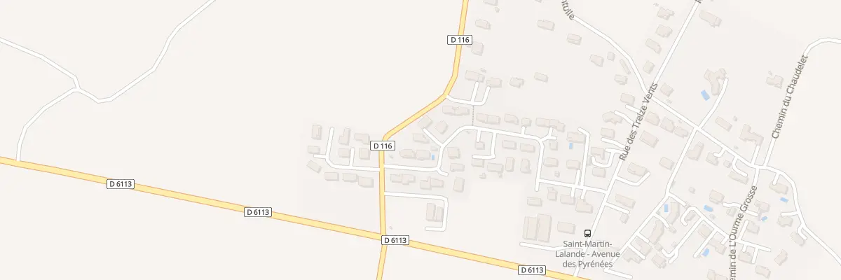 Plan du 97 Av des Pyrenees à Saint-Martin-Lalande