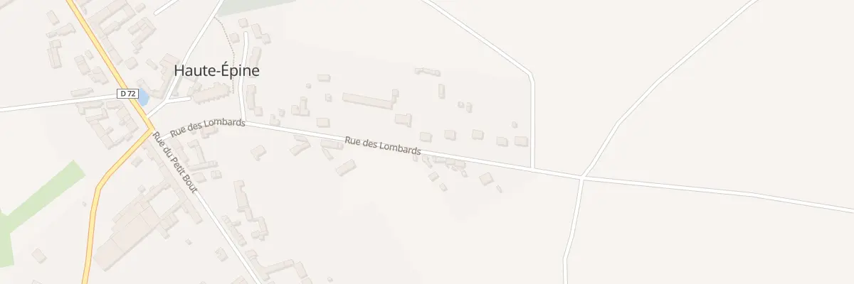 Plan du 13 Rue des Lombards à Haute-Épine