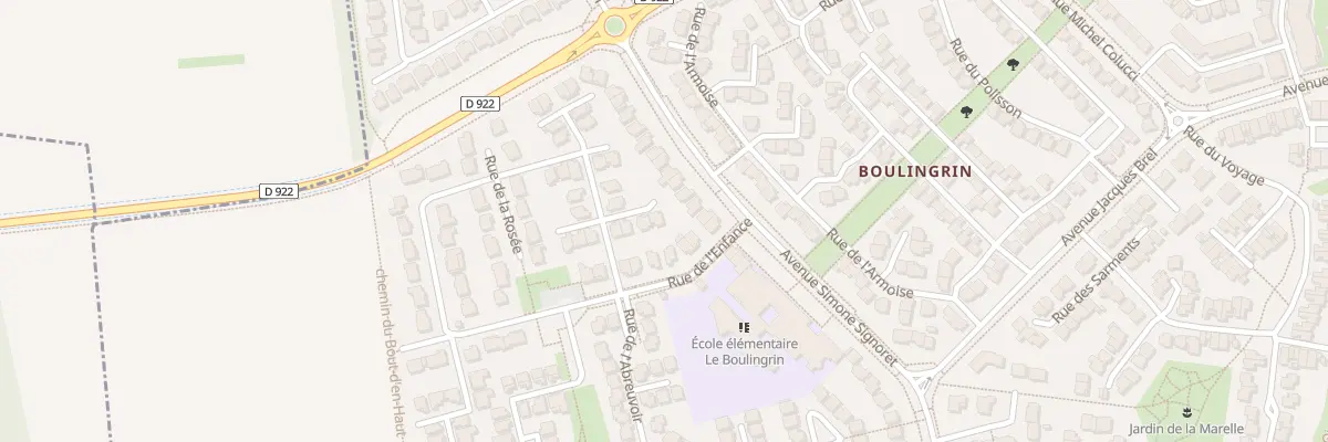 Plan du 8 Rue de la Rosée à Vauréal