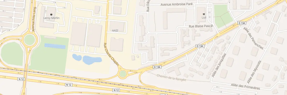 Plan du 2 Sq P Bretonneau à Bois-d’Arcy