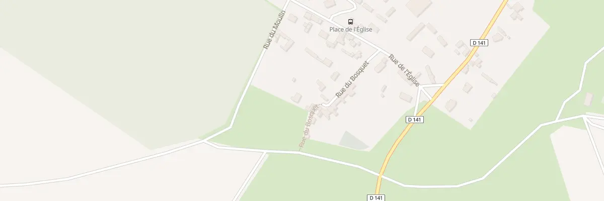 Plan du 8 Rue du Bosquet à Bussy-lès-Poix