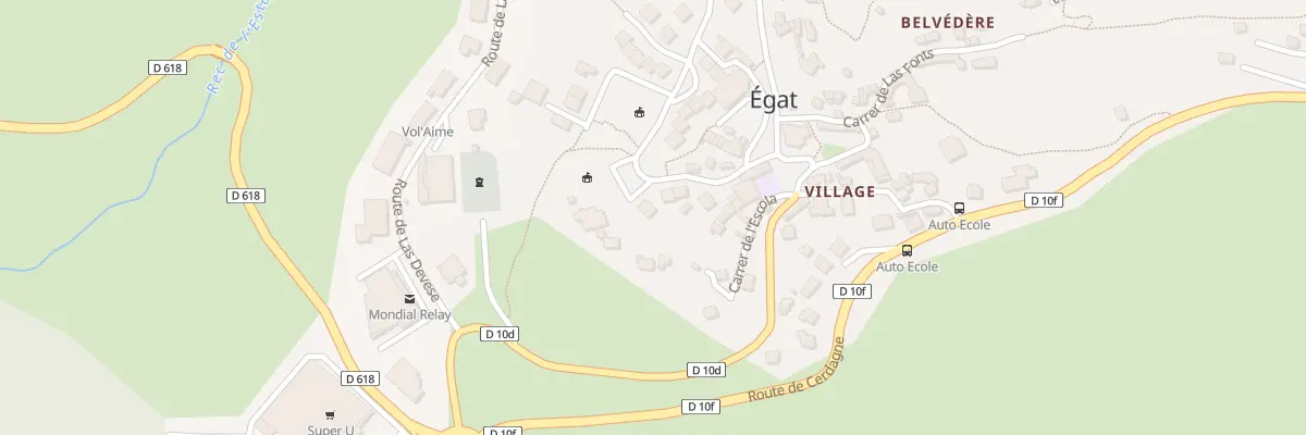 Plan du 7 Rue de la Soulane à Égat