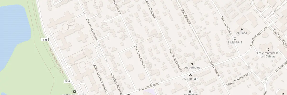 Plan du 275 Rue Saint-honoré à Carrières-sous-Poissy