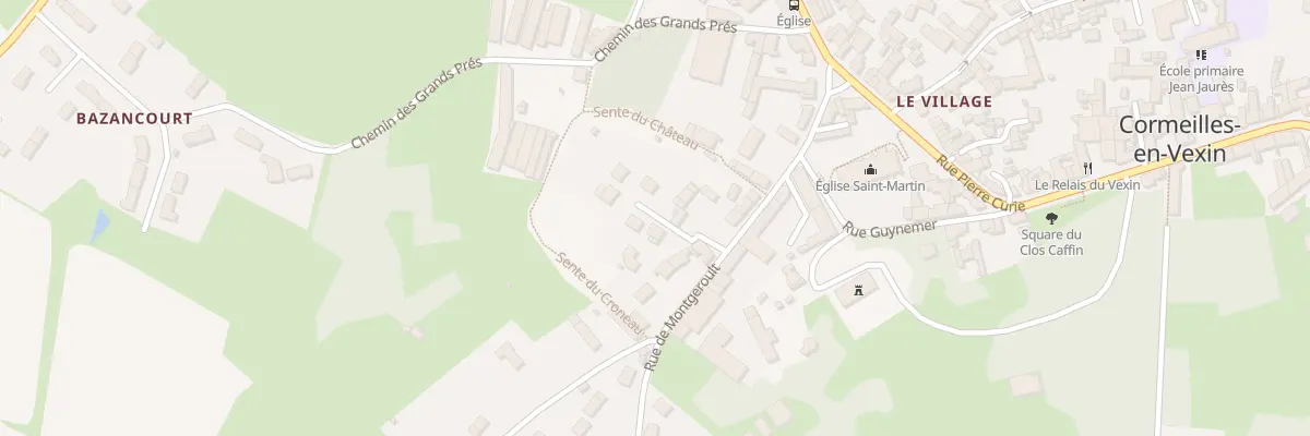 Plan du 4B Rue le Chateau à Cormeilles-en-Vexin