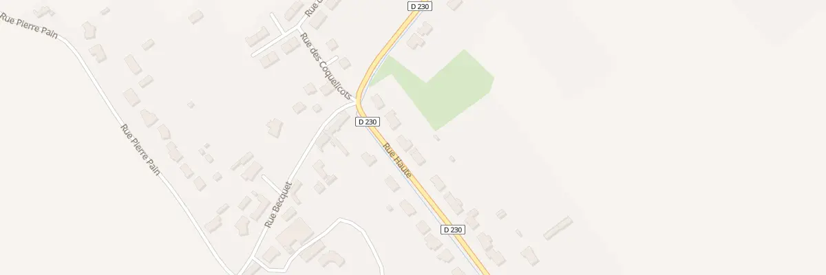 Plan du 7 Rue Haute à Offekerque