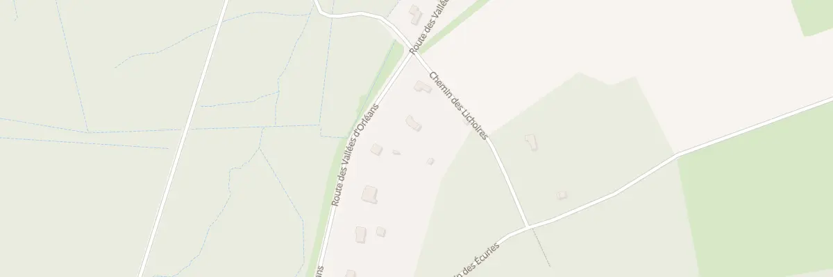 Plan du 107 Rte des Vallées d’Orléans à Bougy-lez-Neuville