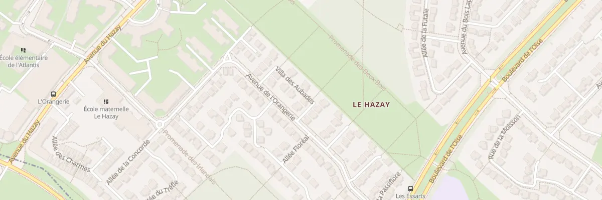 Plan du 3 Vla des Aubades à Cergy