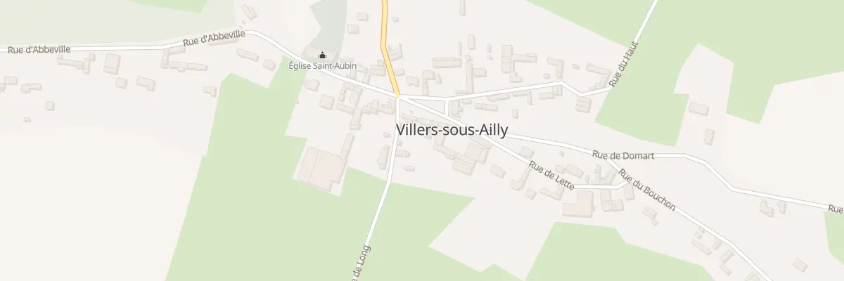 Plan du 5026 Rue de Lette à Villers-sous-Ailly