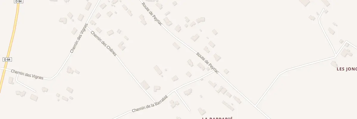 Plan du 21 Rte du Peyriac à Blan
