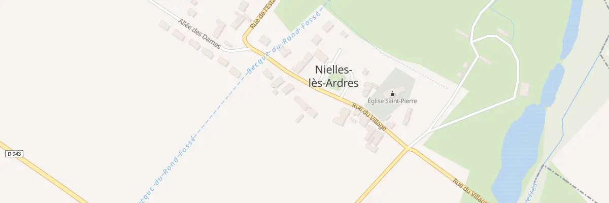 Plan du 14 Rue du Village à Nielles-lès-Ardres